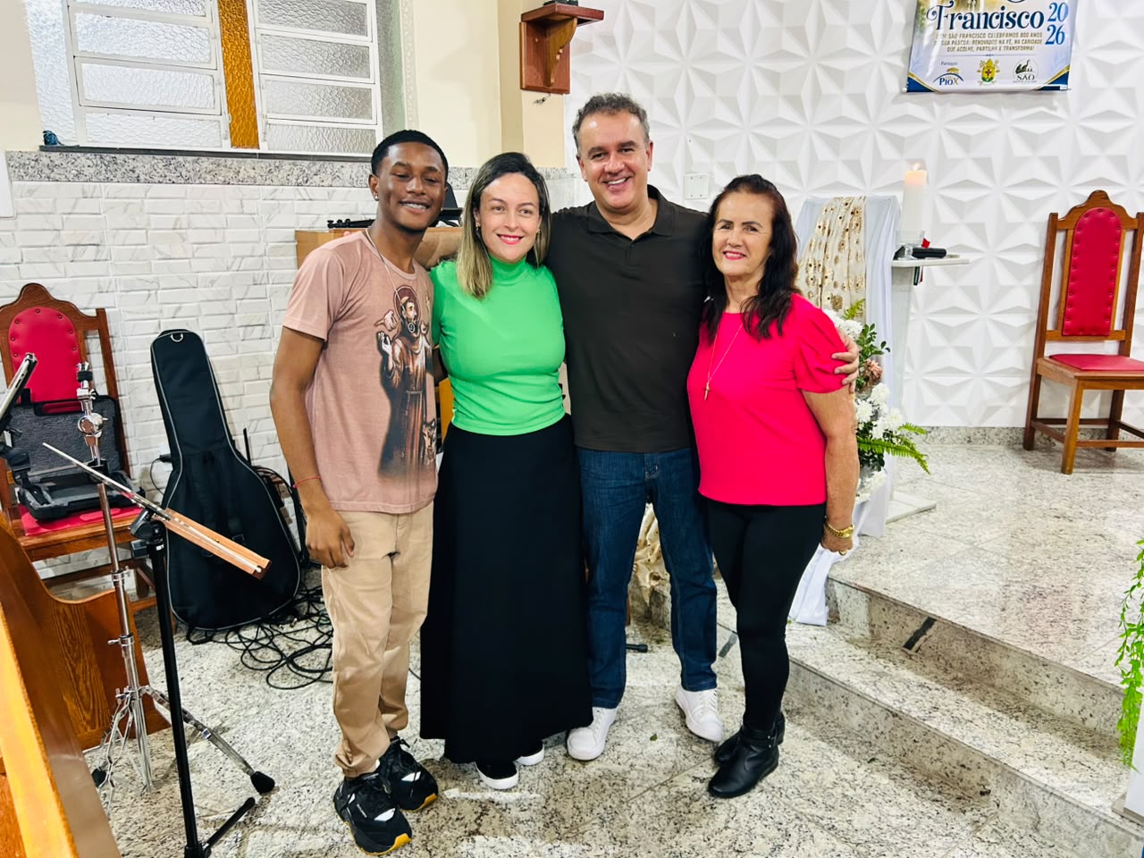 Nosso amigo e irmão Vinicius da comunidade de São Francisco de Assis - Sta Efigênia